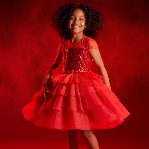 Disney Store Descendants: The Rise of Red Dress For Girls, Size 14 - NWT - Picture 1 of 7